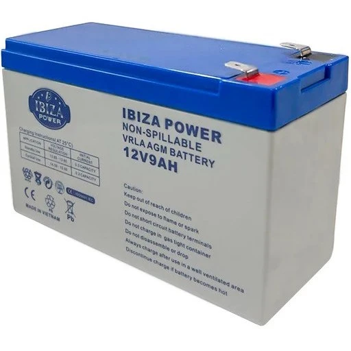 باتری دزدگیراماکن 12 ولت 9 آمپر  ایبیزا (IBIZA 12V-7.2A)